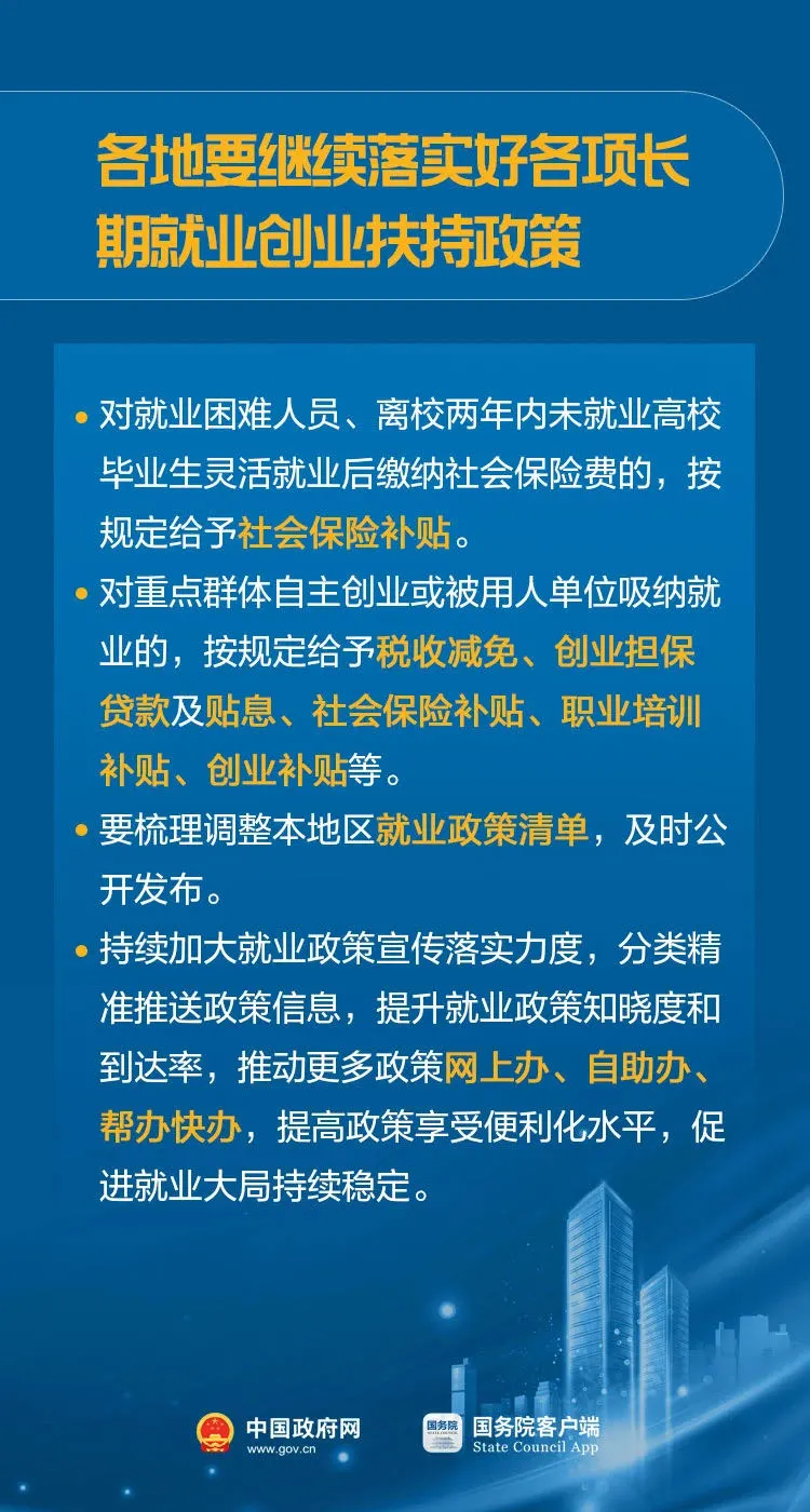 五部门联合印发了《关于延续实施部分减负稳岗扩就业政策措施的通知》